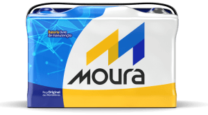 Bateria Moura 50Ah M50ED Caixa alta Original de Montadora