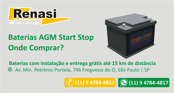 Baterias AGM Start Stop Onde Comprar