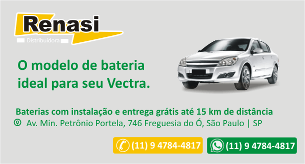 O modelo bateria ideal Vectra