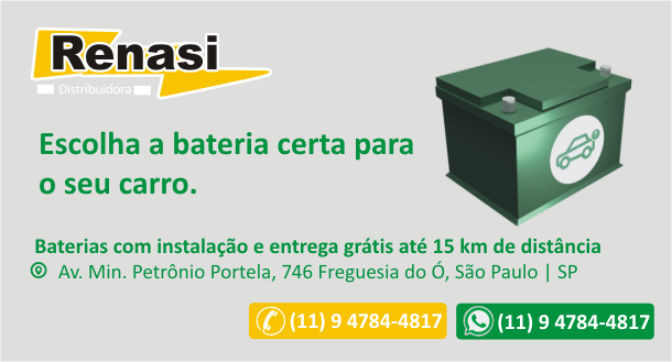 Bateria certa para o carro