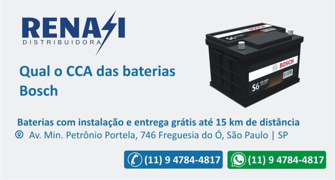 CCA das baterias Bosch S6