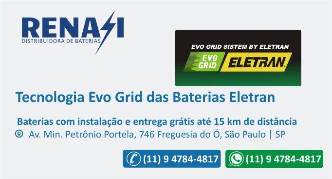 Tecnologia Evo Grid das baterias Eletran