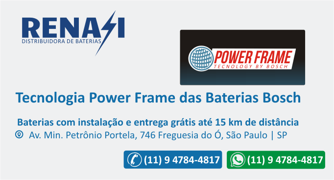 Tecnologia Power Frame das Baterias Bosch